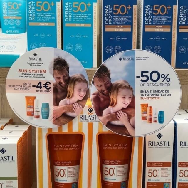 ​☀️ ¡Doble ahorro para una protección total este verano! ☀️

​Sabemos que proteger la piel de toda la familia es tu prioridad, y nosotros queremos ponértelo muy fácil. Esta temporada, hemos preparado promociones especiales en nuestra sección de fotoprotección avanzada para que no te falte de nada.

​Ya sea que busques una textura ultraligera con color para el día a día, o la máxima protección pediátrica para los más pequeños, en nuestro lineal tenemos la solución perfecta adaptada a cada tipo de piel.

​¿No sabes cuál elegir? Ven a vernos y te asesoramos de forma personalizada para encontrar el filtro solar que mejor te va. ¡No dejes que el sol te pille desprevenido!

​#Farmacia #ProteccionSolar #CuidadoDeLaPiel #Ofertas #SaludPiel