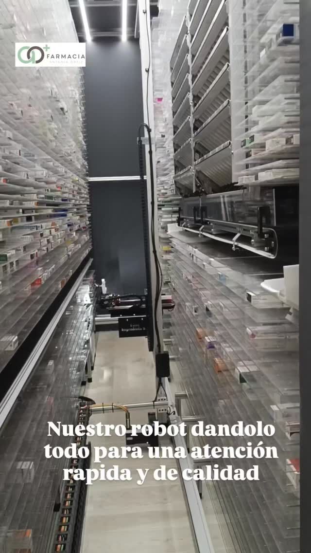 ​🤖 ¡La tecnología al servicio de tu bienestar! 

En Farmacia Antonia Ortiz, creemos que el tiempo de nuestros clientes es lo más valioso. Por eso, contamos con nuestro sistema de automatización @luseingenieria , un aliado incansable que trabaja con una magnífica precisión para:

*​Agilizar la entrega de tus medicamentos.
*​Minimizar errores.
*​Darnos más tiempo para lo que realmente importa: escucharte y asesorarte.

​Porque la verdadera calidad no es solo ser rápidos, es usar la mejor tecnología para seguir siendo tu farmacia de confianza. 💚✨

​#FarmaciaRobotizada #Automatización #RobotFarmacéutico #LuseIngenieria #InnovaciónFarmacéutica