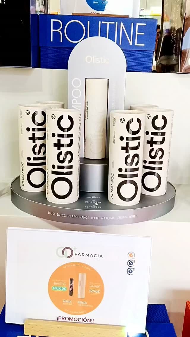​✨ ¡TRATAMIENTO COMPLETO OLISTIC CON 35€ DE DESCUENTO! ✨

​Cuidar tu cabello por dentro y por fuera nunca había tenido mejor precio.

​🌿 Olistic Ampollas (Formato Triplo): Frena la caída, estimula el crecimiento y mejora la densidad con más de 30 ingredientes naturales.

🧴 Olistic Champú: Fortalece la fibra capilar, aporta volumen y cuida tu cuero cabelludo en cada lavado.

​🔥 Lévate el pack completo de 3 meses y ahorra:
​-30 € en las ampollas
​-5 € en el champú
👉 ¡Ahorro total de 35 €!

​Unidades limitadas en farmacia. Corriendo a por el tuyo o escríbenos por privado para reservarlo. 📩👇

#CaidaDelCabello #SaludCapilar #FrenarLaCaida #PeloSano #OlisticNext